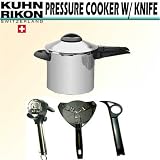 Kuhn Rikon Duromatic Top Pressure Cooker 7.4-Quart + Kuhn Rikon 3-Piece Jar Can Bottle Opener Set