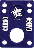 Cargo 1/8 Soft Shockpad Skateboard Risers - Blue (set of 2)