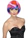 Funky Babe Wig, Pink and Blue Layered