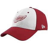 New Era Detroit Red Wings Red 39THIRTY Stretch Fit White Front Hat