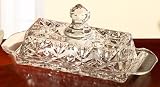 Essex Faceted Crystal Butter Dish