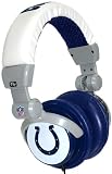 iHip NFH22IND NFL Indianapolis Colts DJ Style Headphones, Blue/White