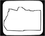 Decorated Mouse Pad with map, "black and white", "Equatorial Guinea", geograpy, region, Africa, outline, area, land