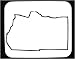 Mouse Pad with map, black and white, Equatorial Guinea, geograpy, region, Africa, outline, area, land