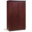 South Shore Furniture Morgan Collection Floor Cabinet And Stationery, Royal Cherry
