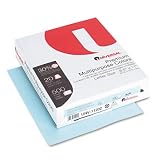 UNIVERSAL PRODUCTS / UNV11202 / Premium Color Copy/Laser Paper, Blue, 20lb, Letter, 500 Sheets / Sold as 1 RM