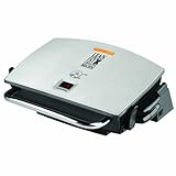 George Foreman GRP72CTTS G-Broil Grill Supreme Electric Nonstick Countertop Grill with Digital Timer, Silver