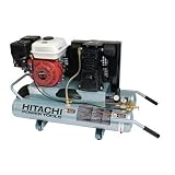 Factory-Reconditioned Hitachi EC25ERHIT 8-Gallon GX Gas Powered Wheelbarrow Air Compressor