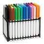 Darice Mar100 Fibra Colored Markers with Storage Rack, 100 Count