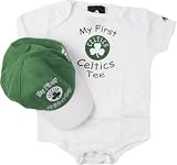 Boston Celtics 2pc Baby / Infant My First Cap and Tee Set