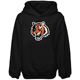 Reebok Cincinnati Bengals Ladies Black Dazzle Trim Full Zip Hoody Sweatshirt