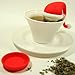 Mudra Loose Leaf Tea Infuser with Santa Hat Strainer and Steel Ball