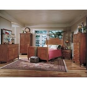 Crawford Furniture 6259 Bedroom Collection Chandlers Valley 6-6 Raised Panel Footboard by Crawford Furniture