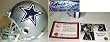 Rayfield Wright Signed Cowboys Mini Helmet w/HOF