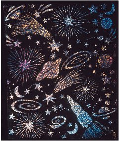 SCRATCH and SPARKLE SOFT-SCRATCH GLITTER BOARD 10 SHTS/P