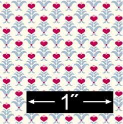 1:24 Scale Heartland Dollhouse Wallpaper