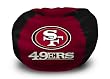 San Francisco 49ers Bean Bag Chair - NFL Football Fan Shop Sports Team Merchandise