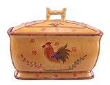 BREAD BOX, TOAST JAR, BAMBOO COUNTRY ROOSTER