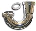 Larsen Supply 03-3515 1.5 x 1.25 in. Chrome Plated J-Bend