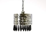 Pendant lamp Crown black