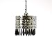 Pendant lamp Crown black