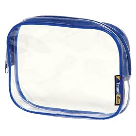 Travel Blue Nr.351 - Trousse de toilette / trousse pour voyages en avion - Transparent