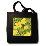 Art Deco in Yellow - Black Tote Bag JUMBO 20w X 15h X 5d Art Deco in Yellow - Black Tote Bag JUMBO 20w X 15h X 5d