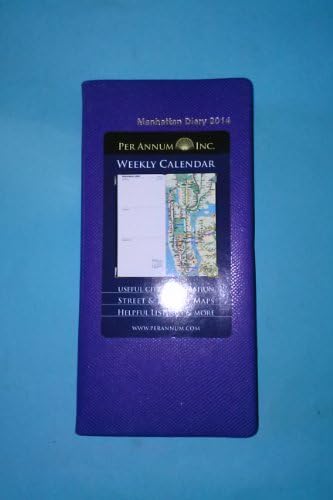 Per Annum Inc. Manhattan Diary 2014 Gilded Edges (Violet)