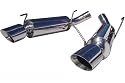 MBRP Inc. S7200304 Muscle Car Exhaust 2005-2007 Ford Mustang GT Dual Muffler Axle Back, Split Rear, Pro Series