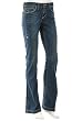 NEW WOMEN ANTIK DENIM OUTLINE STITCH POCKETS DENIM BLUE JEANS