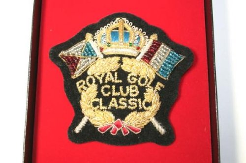 金モールエンブレムE-717(ピンなし)