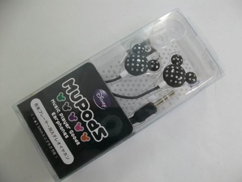 Sweet gift Mickey Black Earphone headphone For Apple Ipod MP3