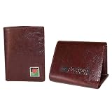 JJ Yeley #18 NASCAR Tri-Fold Leather Wallet - Brown
