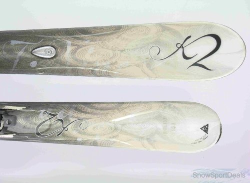 Used K2 T:Nine Lotta Luv Womens Snow Ski w/Binding B