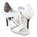 Jessica Simpson 'Jinkx' Patent T-Strap Pump (7, Bright White)