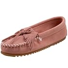 Minnetonka Women's Kilty Suede Moccasin