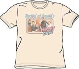 Happy Days TV Show ROCKIN' AT ARNOLD'S Adult Cream Color T-shirt