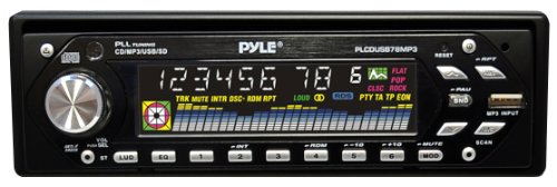 Pyle AM/FM-MPX CD/MP3 Player w/USB/SD Input & Motorized Slide Down Detachable Face