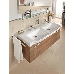 Villeroy & Boch Sentique Doppelwaschtisch wei� ceramicplus; mit �berlauf
