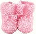 Hand-Knitted New Born Baby Booties Collection in Crystal White [Apparel]
