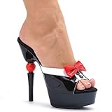 Ellie Shoes Women's 673-TUX 6 Heel Tux Mule