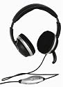 i-tec Headset Vibration Kopfhörer HS-723 mit Mikrophon, Lautstärke- und Vibrationsregulierung am Kabel