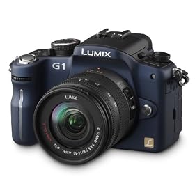 Panasonic Lumix G1 Digital System Camera Kit - Blue (12.1MP)