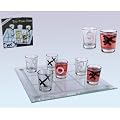 Trinkspiel Partyspiel TIC-TAC-TOE aus Glas