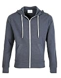 White Label Zip Through Hoody - Dark blue - Mens