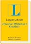 Langenscheidt Universal-W�rterbuch Kroatisch