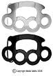 BRASS KNUCKLE BELT BUCKLE