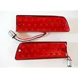 (2) 1964 Chevrolet Chevy Chevelle 23 LED Red Stop Turn Brake Tail Lights 