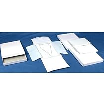 3 White Leather Necklace Jewelry Travel Folder Display Cases