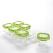 OXO Tot Baby Blocks Freezer Storage Containers 2-Ounce, Set 6, Clear